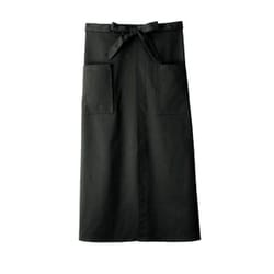 ロングエプロン 兼用 黒 9-543