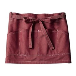 サロンエプロン 兼用 レッド BW9503-43