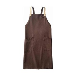 エプロン 兼用 ブラウン OV5001-7