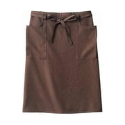 サロンエプロン 兼用 ブラウン OV5003-7