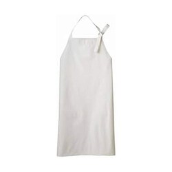 防炎エプロン 兼用 白 VA501-2