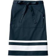 サロンエプロン 兼用 ネイビー/ホワイト BW9505-42