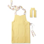 エプロン レディス ミモザ×ピンク LW502-52