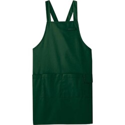 エプロン（男女兼用） L ダークグリーン CAE005-4