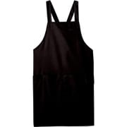 エプロン（男女兼用） L ブラック CAE005-10