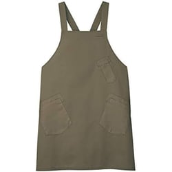 エプロン（男女兼用） L ブラウン CAE057-3