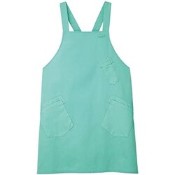 エプロン（男女兼用） L サックス CAE057-6