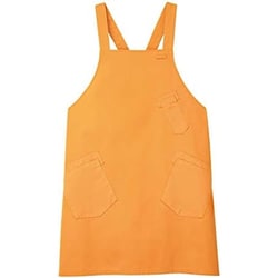 エプロン（男女兼用） L オレンジ CAE057-14