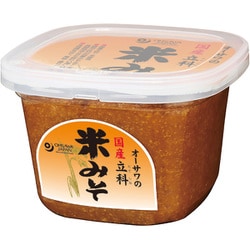 オーサワの国産立科 米みそ 650g