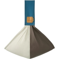 スリング キャリーミー ！ メッシュ ブロックブルー 新生児～11.3kgまで 着脱カンタン 丸洗い可 日本製 メッシュ×コットン100％