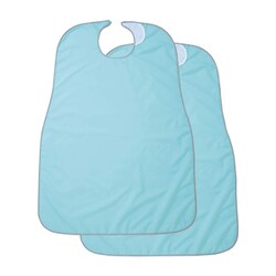 食事前掛（2枚組）無地 ブルー 1031