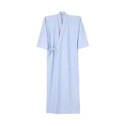 患者衣ゆかた型 ブルー FG-1510