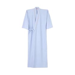 患者衣ゆかた型 ブルー FG-1510