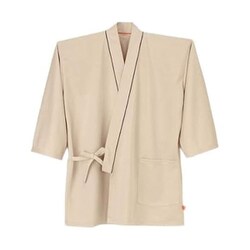 患者衣じんべい型 ベージュ MG-1521