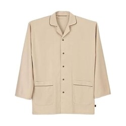 患者衣パジャマ型 ベージュ MG-1526