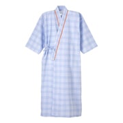 患者衣ゆかた型 ブルー PG-1400