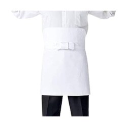 刺子前掛 兼用 白 9-651