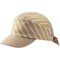 キャップ 兼用 ベージュストライプ 9-1312