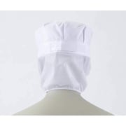 八角帽子たれ付 兼用 白 9-810