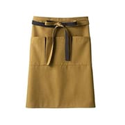 腰下前掛 兼用 フリー 芥子/墨 9-1142