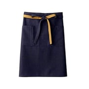 腰下前掛 兼用 フリー 紺/芥子 9-1145