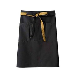 腰下前掛 兼用 フリー 墨/芥子 9-1141