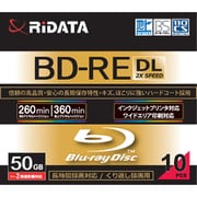 録画用 BD-RE DL くり返し録画用 （片面2層） スリムケース入 10枚パック 1～2倍速 インクジェットプリンター対応 ホワイトレーベル BD-RE260PW 2X.10P SC A