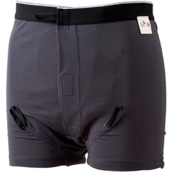 ソ・フィットガード オープン男性用 M グレー H4065