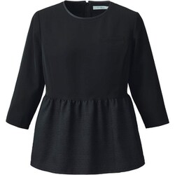 プルオーバー（七分袖） 7 ブラック NWT038-10