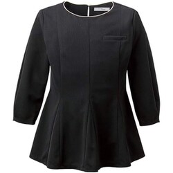 プルオーバー（七分袖） 3L ブラック NWT057-10