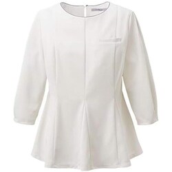 プルオーバー（七分袖） LL ホワイト NWT057-11