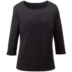 プルオーバー（七分袖） 3L ブラック NWT059-10