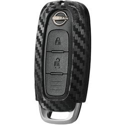 キーカバー ハードシェル ニッサンB カーボン調 DZ602