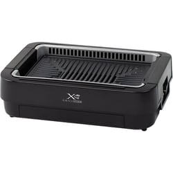 吸煙焼き肉グリル XGRILL STORM コンパクトタイプ スモークレス ブラック NEGME-010F-B