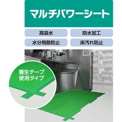 マルチパワーシート W8 ホワイト 吸水量700ml/m2 高吸水×逆戻り防止 83657