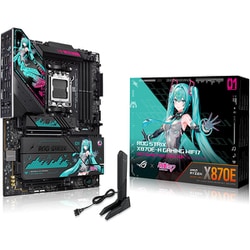 【ROG×初音ミク コラボモデル】ROG STRIX X870E-H GAMING WIFI7 HATSUNE MIKU EDITION AMD X870E搭載 ATXマザーボード ROG STRIX X870E-H GAMING MIKU