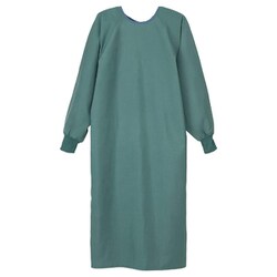 手術ガウン（左ひも止め式） グリーン BMA-8110
