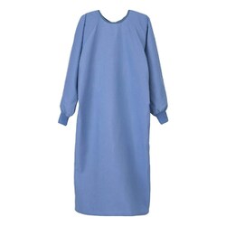 手術ガウン（左ひも止め式） ブルー BMA-8110