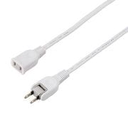 耐トラ付延長コード 1個口 2m ホワイト 定格入力:125V 15A 合計1500Wまで YZ102WH