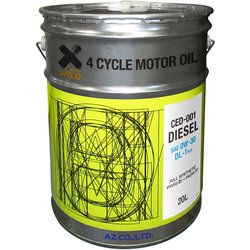 エンジンオイル 20L 車用 0W-30 DL-1相当 DPF対応 ディーゼルオイル CED-001/DIESEL VHVI＋PAO 100％化学合成油 ディーゼル車用 EJ009