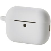 AirPods Pro 3 ケース MagSafe対応 シリコン 耐衝撃 滑りにくい カラビナ付 落下防止 グレー AVA-AP07SCGY
