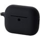 AirPods Pro 3 ケース MagSafe対応 シリコン 耐衝撃 滑りにくい カラビナ付 落下防止 ブラック AVA-AP07SCBK