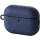 AirPods Pro 3 ケース MagSafe対応 ファブリック調 TPU 耐衝撃 ストラップ付 落下防止 ネイビー AVA-AP07CCNV