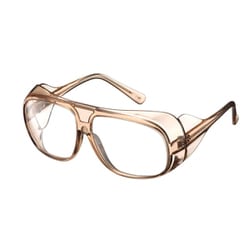 保護めがね（二眼形） ブラウン YS-180