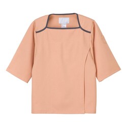 検診衣上衣 オレンジ FK-1466