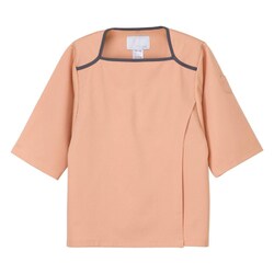 検診衣上衣 オレンジ FK-1466