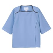 検診衣上衣 ブルー FK-1466