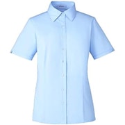 半袖シャツブラウス 19号 ブルー ESB691-6