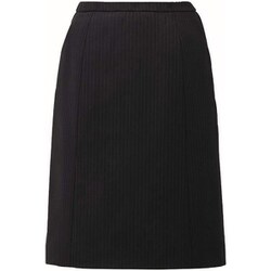 Aラインスカート 23号 ブラック EAS713-510