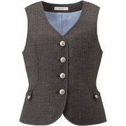 ベスト（レディス用）19号 チャコールグレー EAV719-65